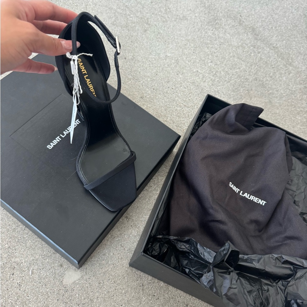 Yves Saint Laurent Black Heels - Picture 2 of 6